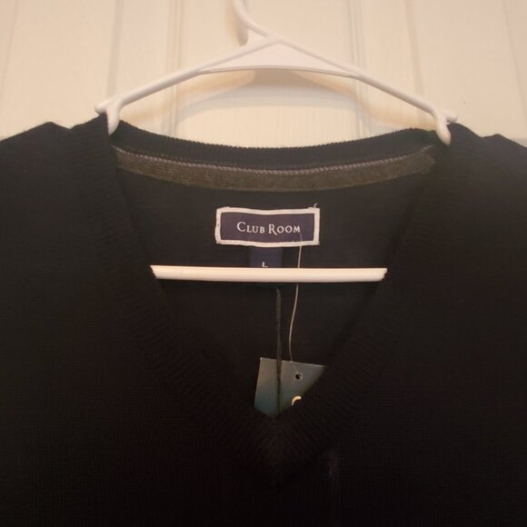 NWT Club Room Men's V Neck Sweater - Size L - Picture 4 of 5